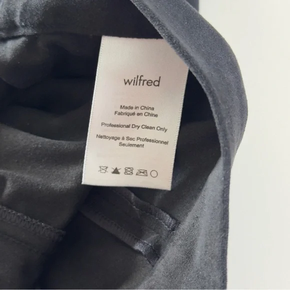 Wilfred High Waist Black Suede Shorts - Picture 8 of 9